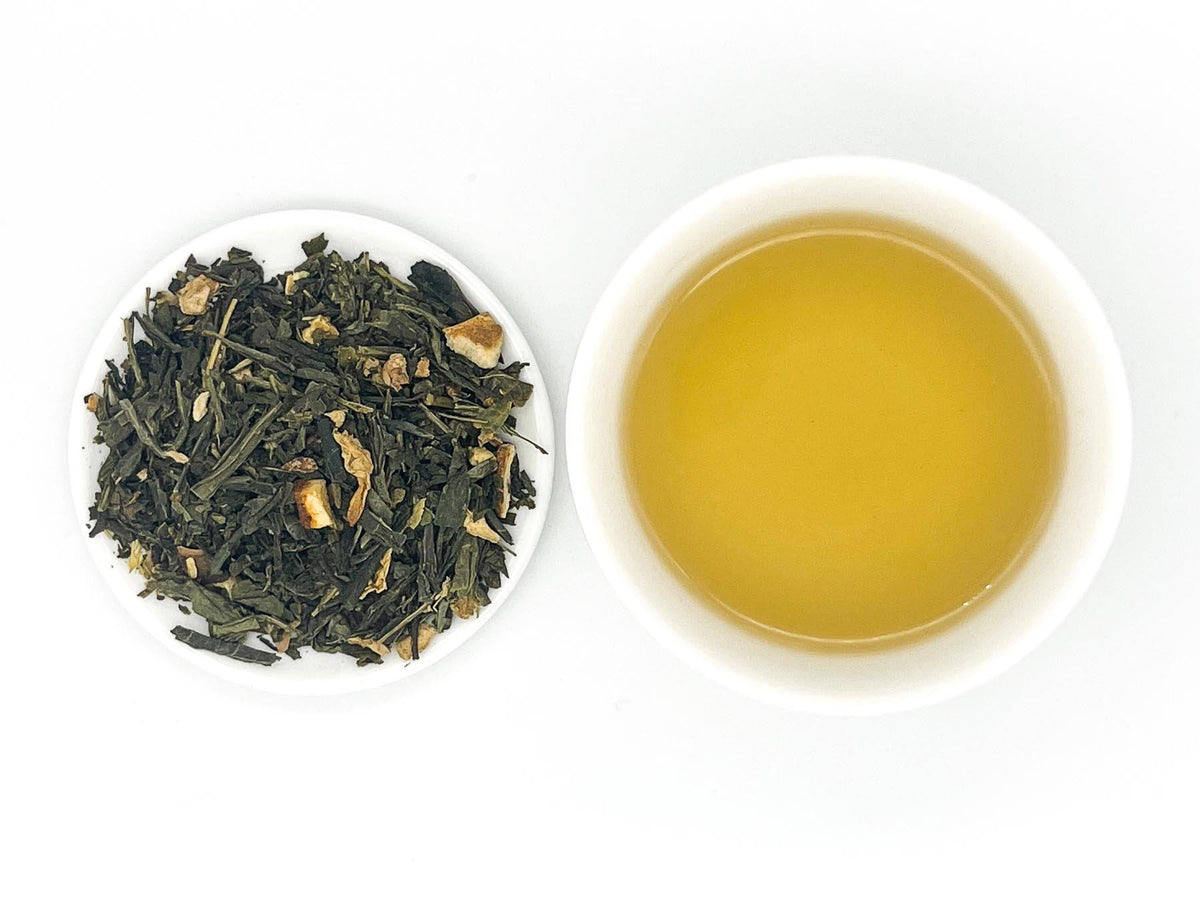 Green Tea Natural Flavor - GINGER LEMON ORGANIC Hot &amp; Cold