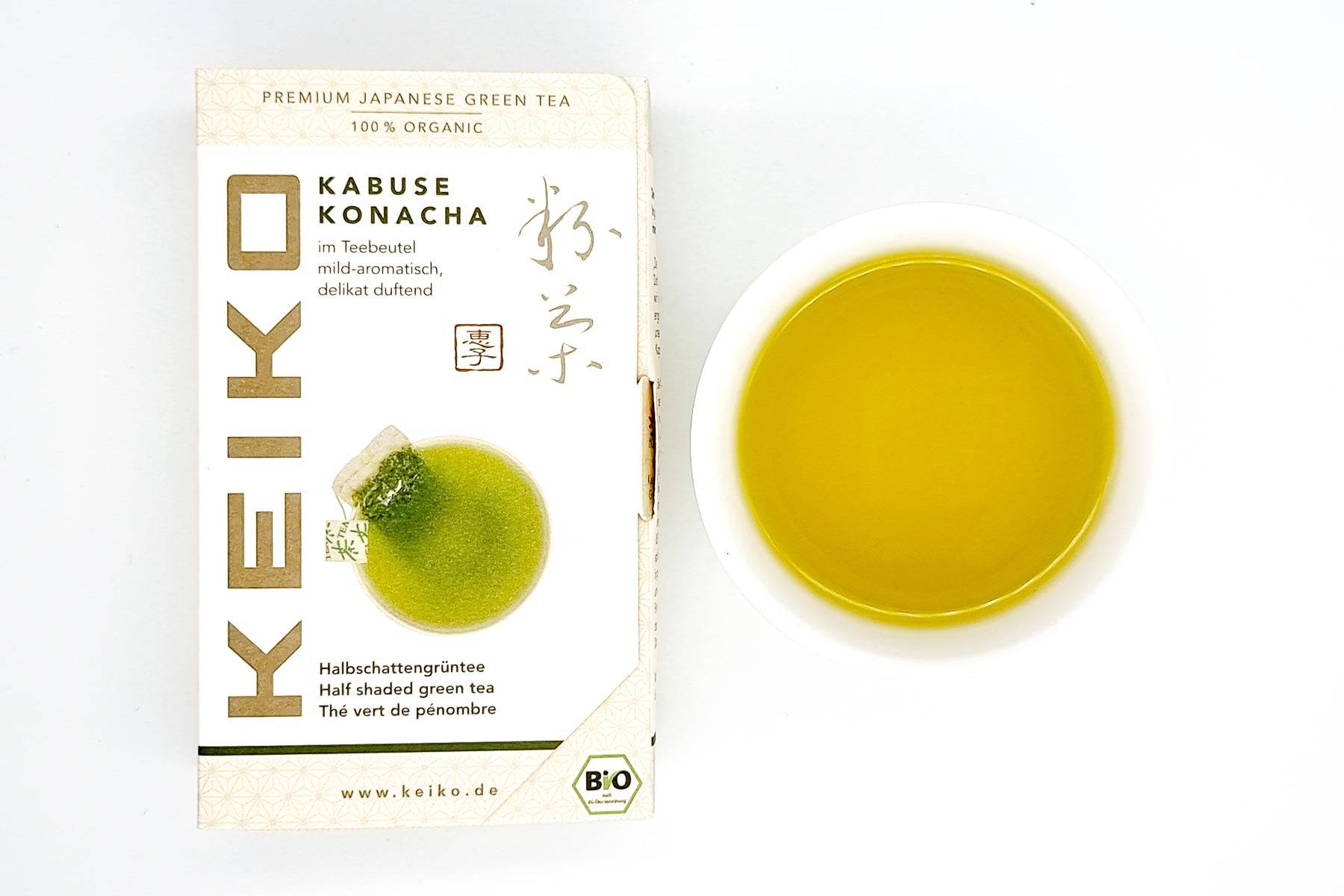 Green Tea - KEIKO KONACHA ORGANIC tea bags