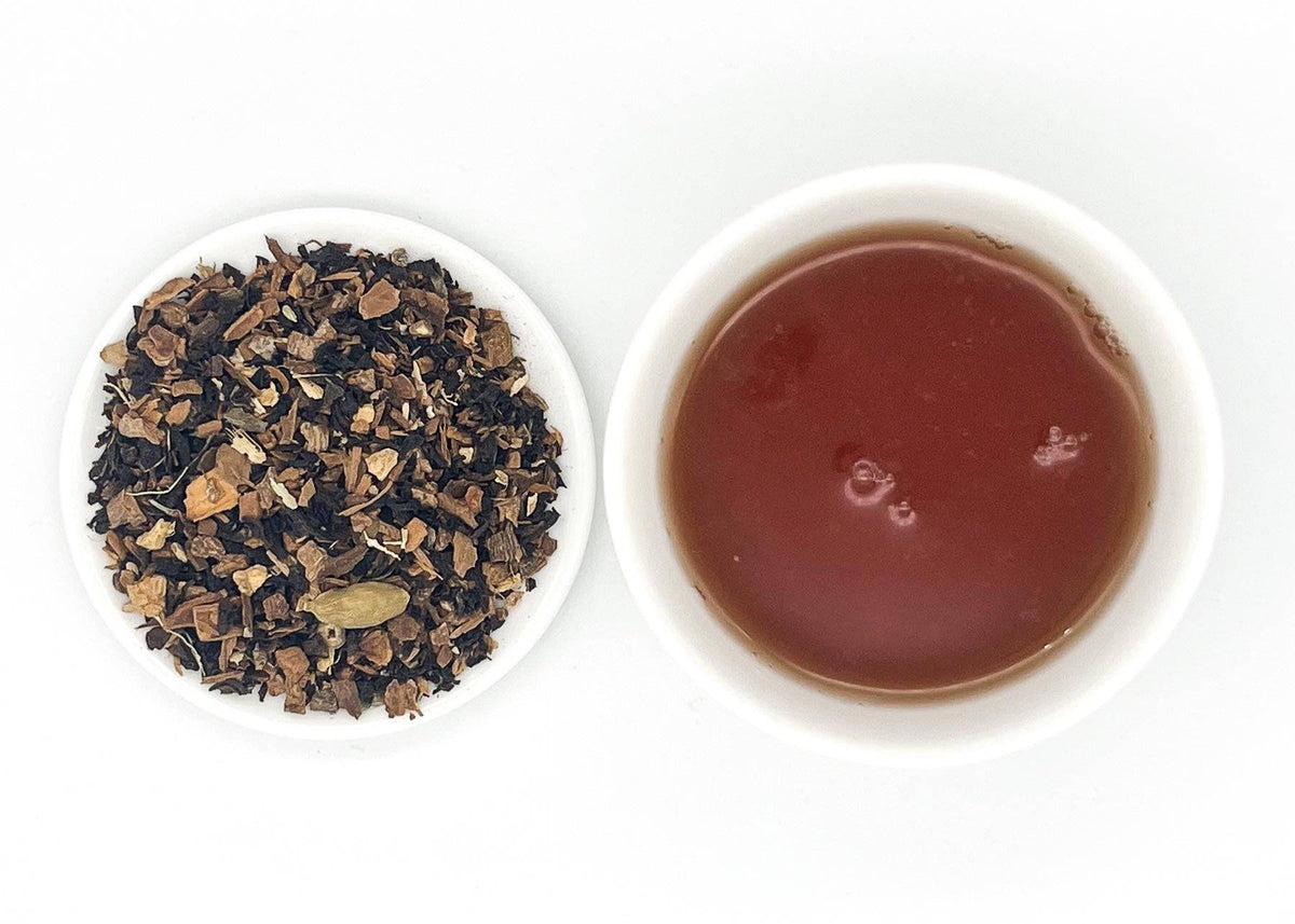 Schwarzer Tee Natürliches Aroma -  ASSAM INDIAN CHAI MIT 38 % ASSAM BIO.