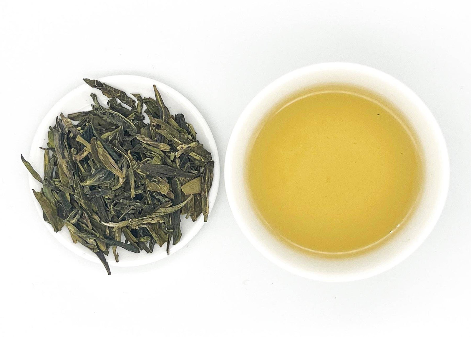 Green Tea LONG JING DRAGON FOUNTAIN ORGANIC (also written Lung Ching)